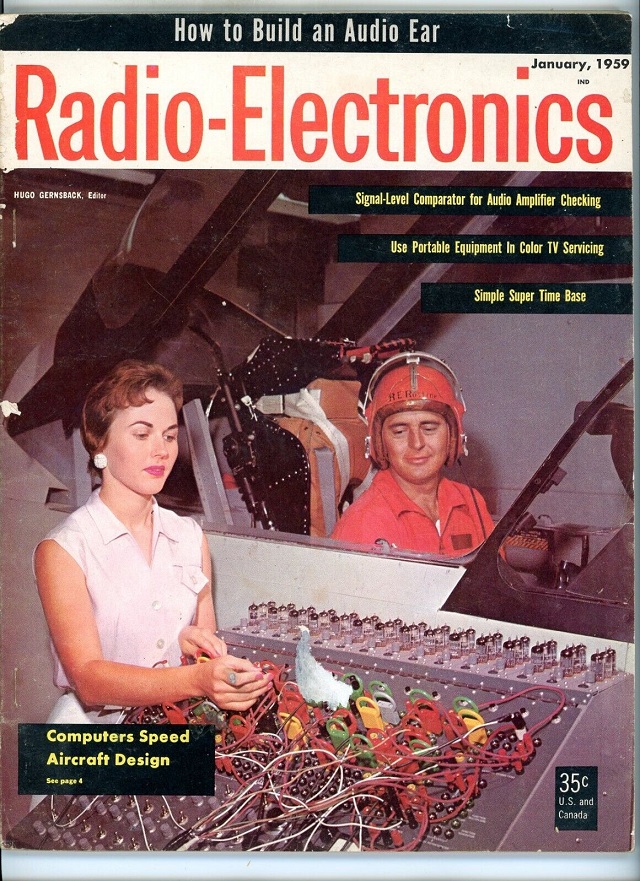 Cover article featuring the Heathkit ES-400 Analog Computer